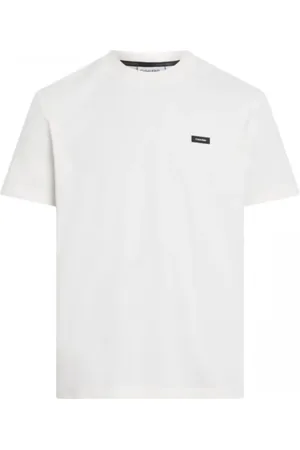 Calvin Klein Koszulki, Mężczyzna, Beżowy, S, Bawełna, Koszulka Thermo Tech Pique
