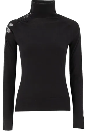 ERMANNO SCERVINO Swetry, Kobieta, Czarny, S, Wełna, Golf