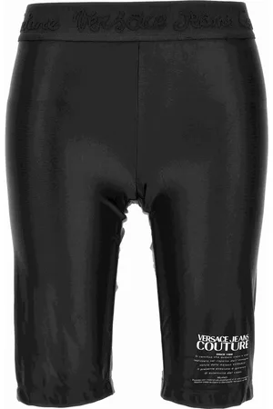VERSACE Szorty, Kobieta, Czarny, XS, Spodnie Czarne