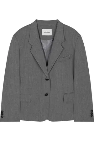 Low Classic Kurtki, Kobieta, Szary, M, Elegancki Blezer