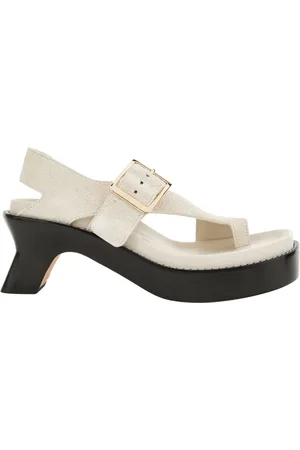 Loewe Buty, Kobieta, Beżowy, 38 EU, Zamsz, Klapki Ease Heel Slide