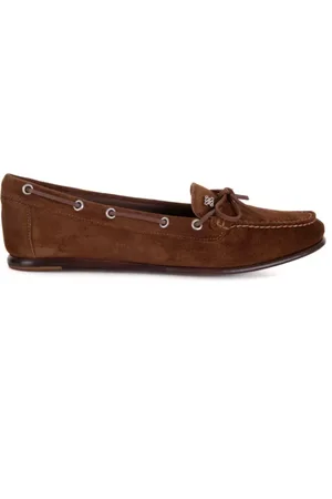 Casadei Buty, Kobieta, brązowy, 38 EU, Zamsz, Brązowe zamszowe mokasyny