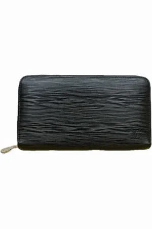 LOUIS VUITTON Pre-owned, Kobieta, Czarny, ONE SIZE, Skóra, Pre-owned skórzane portfele