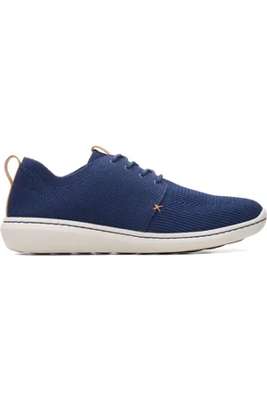 Clarks Buty, Mężczyzna, Niebieski, 44 1/2 EU, Step Urban Mix Sneaker