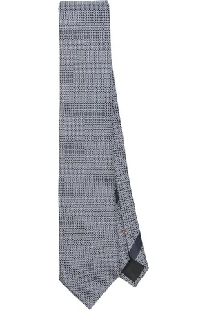 Ermenegildo Zegna Akcesoria, Mężczyzna, Niebieski, ONE SIZE, Luksusowy Jedwabny Krawat Wyprodukowany we Włoszech