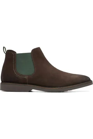 Clarks Buty, Mężczyzna, brązowy, 42 EU, Skóra, Atticus LT Top Chelsea Botki