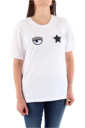 Chiara Ferragni Koszulki, Kobieta, Biały, M, T-Shirt