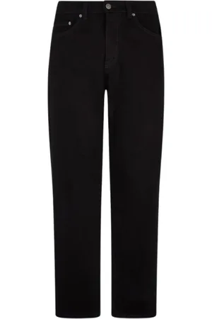 Roberto Cavalli Jeansy, Mężczyzna, Czarny, W33, Denim, Jeansyy Premium Denim Straight Leg