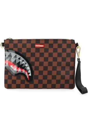 Sprayground Torebki, Mężczyzna, brązowy, ONE SIZE, Len, Lenticular Chomp Cross Body Bag