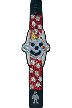 WALTER VAN BEIRENDONCK Akcesoria, Mężczyzna, Wielobarwność, ONE SIZE, Bransoletka z motywem zegarka Clown