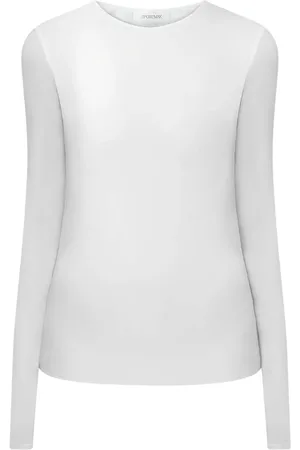 Sportmax Bluzki, Kobieta, Biały, M, Stylowa Bluzka