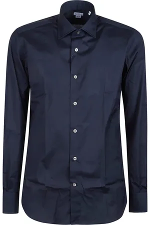 Orian Koszule, Mężczyzna, Niebieski, M, Slim Shirt