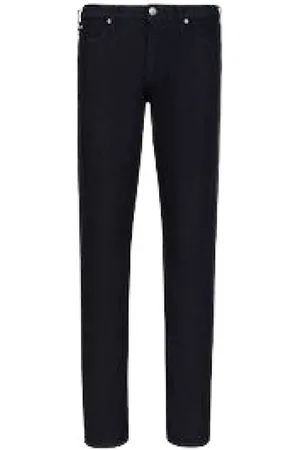 Emporio Armani Jeansy, Mężczyzna, Niebieski, W36, Denim, Jeansyy z denimu bawełnianego o kroju slim-fit