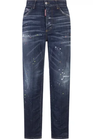 Dsquared2 Jeansy, Kobieta, Niebieski, XS, Bawełna, Boston Jeansy