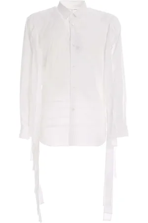 Comme des Garçons Koszule, Mężczyzna, Biały, S, Bawełna, Biała koszula bawełniana