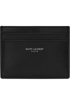 Saint Laurent Akcesoria, Mężczyzna, Czarny, ONE SIZE, Czarne Portfele dla Mężczyzn