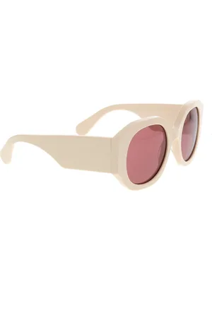 Chloé Akcesoria, Kobieta, Beżowy, ONE SIZE, Stylowe okulary przeciwsłoneczne
