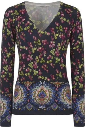 Etro Bluzki, Kobieta, Niebieski, XL, Classiche Blouse