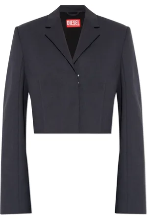Diesel Kurtki, Kobieta, Szary, M, Wełna, Blazer G-Milla-P1