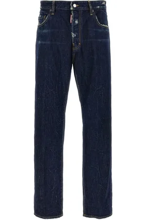 Dsquared2 Jeansy, Mężczyzna, Niebieski, 2XL, Stylowe spodnie