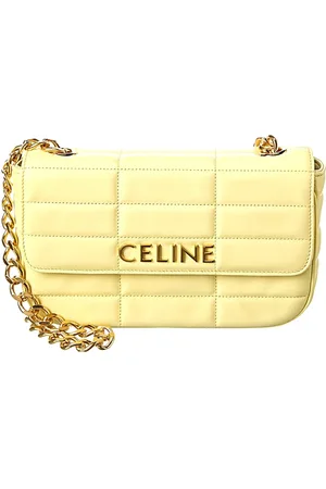 Céline Torebki, Kobieta, Żółty, ONE SIZE, Skóra, Stylowa skórzana torba
