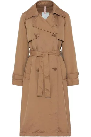 Duno Płaszcze, Kobieta, brązowy, S, Nylon, Płaszcz 3-w-1 typu Trench