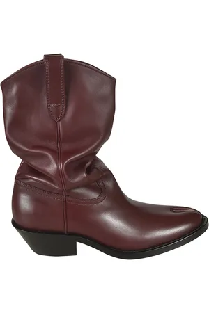 Maison Margiela Buty, Kobieta, brązowy, 39 EU, Skóra, Stylowe Kowbojki