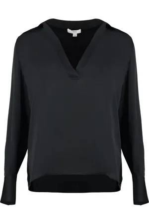 Vince Bluzki, Kobieta, Czarny, XL, Spandex, Tops