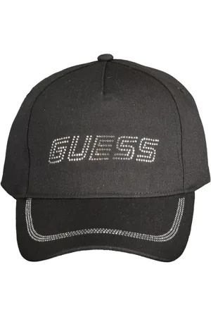 Guess Akcesoria, Kobieta, Czarny, ONE SIZE, Bawełniana Czapka