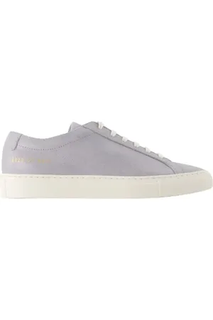 COMMON PROJECTS Buty, Kobieta, Niebieski, 39 EU, Skóra, Skórzane Sneakersy - Okrągły Nosek, Sznurowane