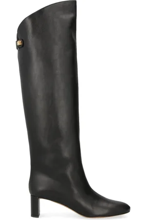 Maison Skorpios Buty, Kobieta, Czarny, 36 EU, Skórzane Okrągłe Buty