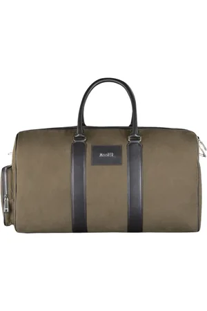 MOORER Torebki, Mężczyzna, Zielony, ONE SIZE, Zamsz, Neville-S1