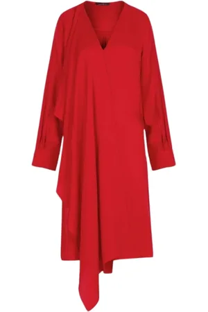 Carolina Herrera Sukienki, Kobieta, Czerwony, S, Sukienka koszulowa