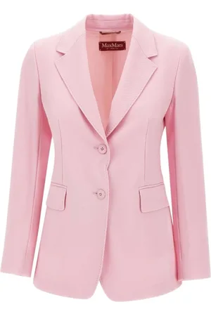 Max Mara Kurtki, Kobieta, Różowy, S, Stylowa marynarka damska