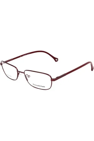 Ermenegildo Zegna Akcesoria, unisex, Czerwony, ONE SIZE, Zegarek z metalową ramką i czerwoną tarczą