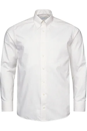Eton Koszule, Mężczyzna, Wielobarwność, 2XL, Bawełna, Koszulka Oxford w Paski Signature