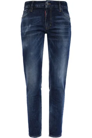 Dsquared2 Jeansy, Kobieta, Niebieski, L, Bawełna, Skinny Twiggy Jeansy