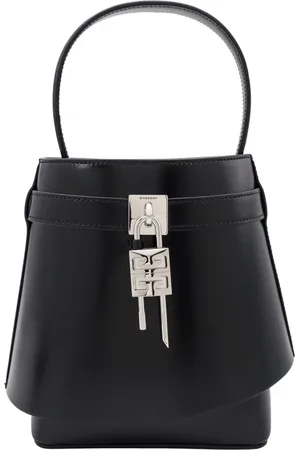 Givenchy Torebki, Kobieta, Czarny, ONE SIZE, Skóra, Torebka typu Bucket Bag Shark Lock
