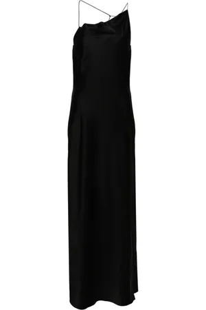 Calvin Klein Sukienki, Kobieta, Czarny, S, Sukienka maxi