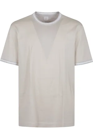 ELEVENTY Koszulki, Mężczyzna, Beżowy, XL, Stylowe T-shirty dla Mężczyzn i Kobiet