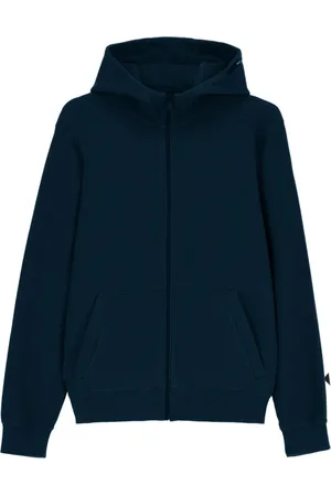 ECOALF Bluzy, Mężczyzna, Niebieski, M, Poliester, Rozpinana bluza dresowa