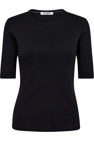 Co`Couture Koszulki, Kobieta, Niebieski, XS, Bawełna, Granatowa Koszulka T-shirt z Krótkim Rękawem