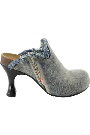 Diesel Buty, Kobieta, Niebieski, 40 EU, Denim, Denim Woodstock Mules
