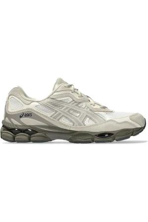Asics Buty, Mężczyzna, Beżowy, 39 1/2 EU, Len, Płaski Beżowy Sneaker Gel-Nyc