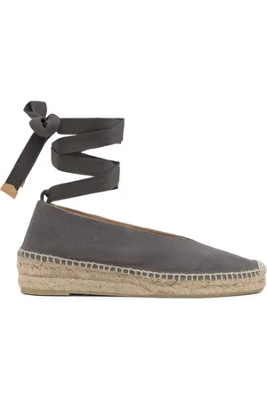 Castaner Buty, Kobieta, Szary, 36 EU, Espadryle Z Klinem 4 CM