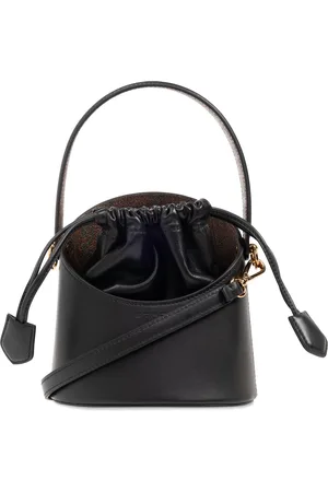 Etro Torebki, Kobieta, Czarny, ONE SIZE, Skóra, Secchiello Small Shoulder Bag