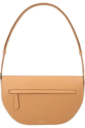 Burberry Torebki, Kobieta, Beżowy, ONE SIZE, Skóra, Średnia Torba na Ramię Olympia