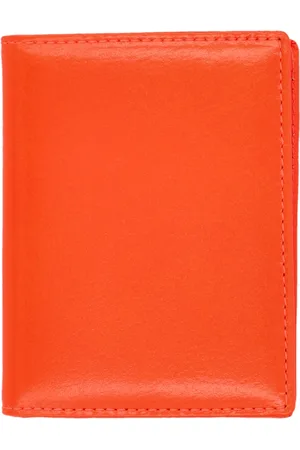 Comme des Garçons Akcesoria, unisex, Pomarańczowy, ONE SIZE, Skóra, Super Fluo Cards Wallet and Cardholder