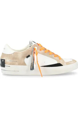 Crime london Buty, Mężczyzna, Wielobarwność, 45 EU, Skóra, Eleganckie Buty Skateboardingowe Sleek Sand