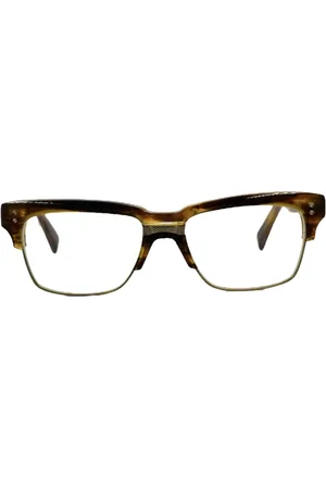 DITA EYEWEAR Akcesoria, unisex, brązowy, ONE SIZE, Kwadratowe okulary przeciwsłoneczne z acetatu i metalu